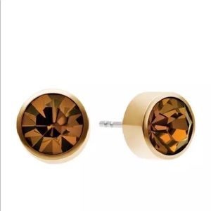 NWT Michael Kors Park Ave Crystal Earrings